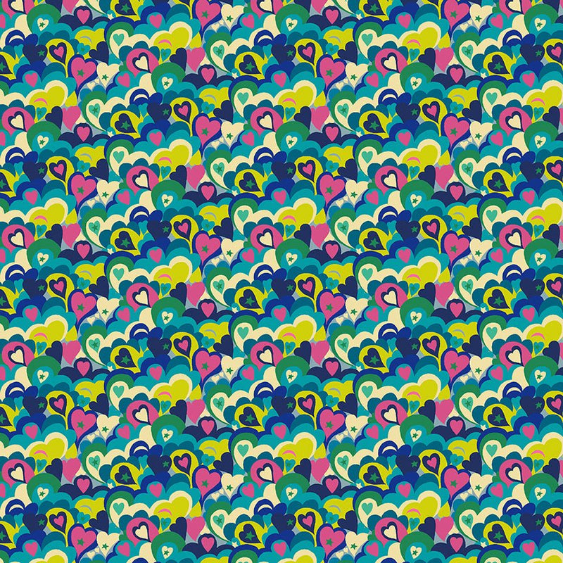 PRE-Order Sally Kelly- Cosmos- Blue Light 55151D-3 - Half Yard- November 2026 - Modern Fabric Shoppe