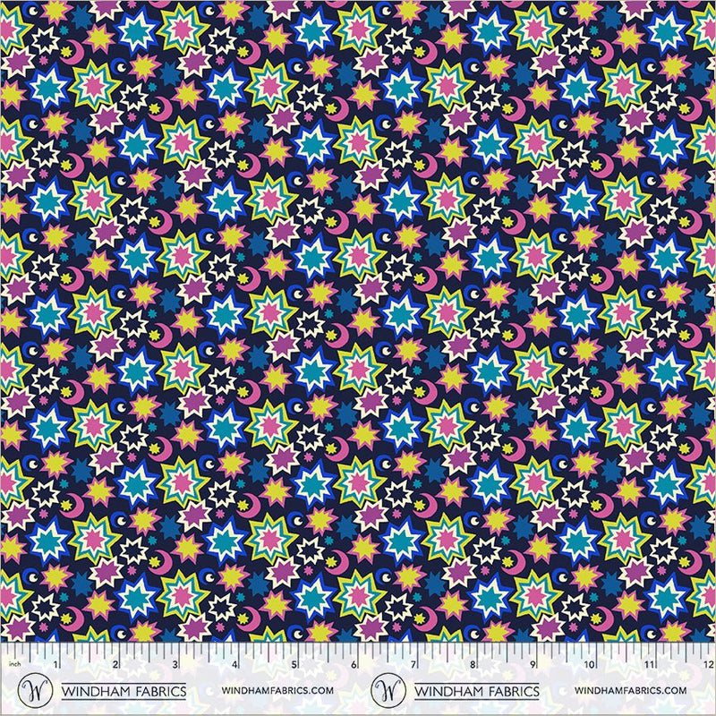 PRE-Order Sally Kelly- Cosmos- Deep Space 55152D-1 - Half Yard- November 2026 - Modern Fabric Shoppe