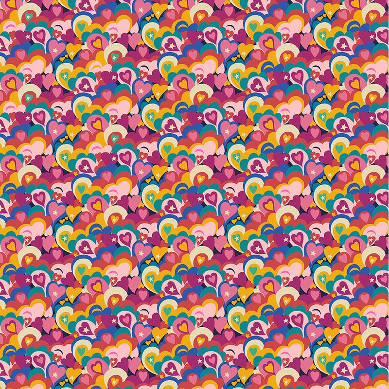 PRE-Order Sally Kelly- Cosmos- Red Light 55151D-4 - Half Yard- November 2026 - Modern Fabric Shoppe