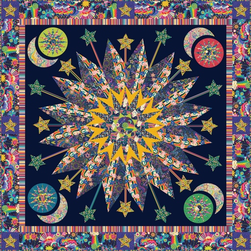 PRE-Order Sally Kelly- Shooting Star Quilt Kit featuring Cosmos- November 2026 - Modern Fabric Shoppe