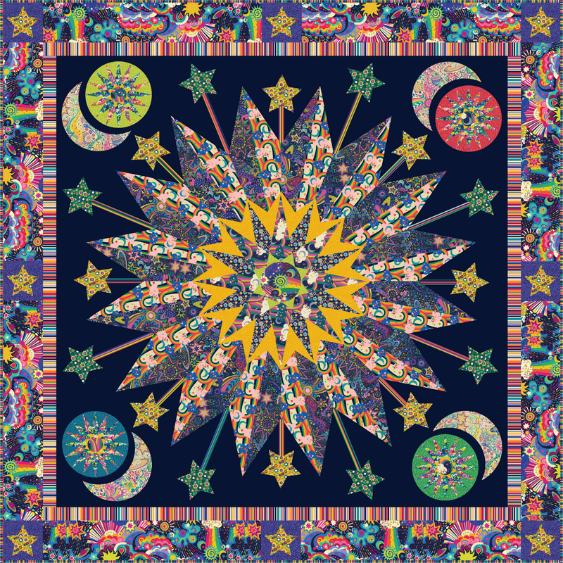 PRE-Order Sally Kelly- Shooting Star Quilt Kit featuring Cosmos- November 2026 - Modern Fabric Shoppe