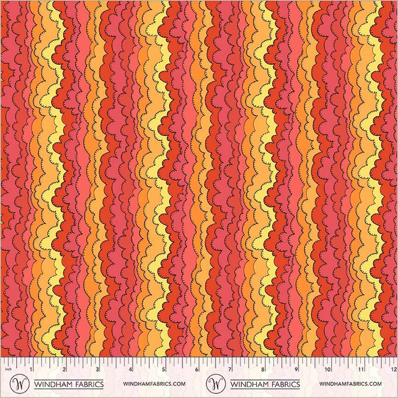 PRE - Order Sally Kelly - Sunshine - Aurora 54977D - 7 Sunset - Half Yard - April 2026 - Modern Fabric Shoppe