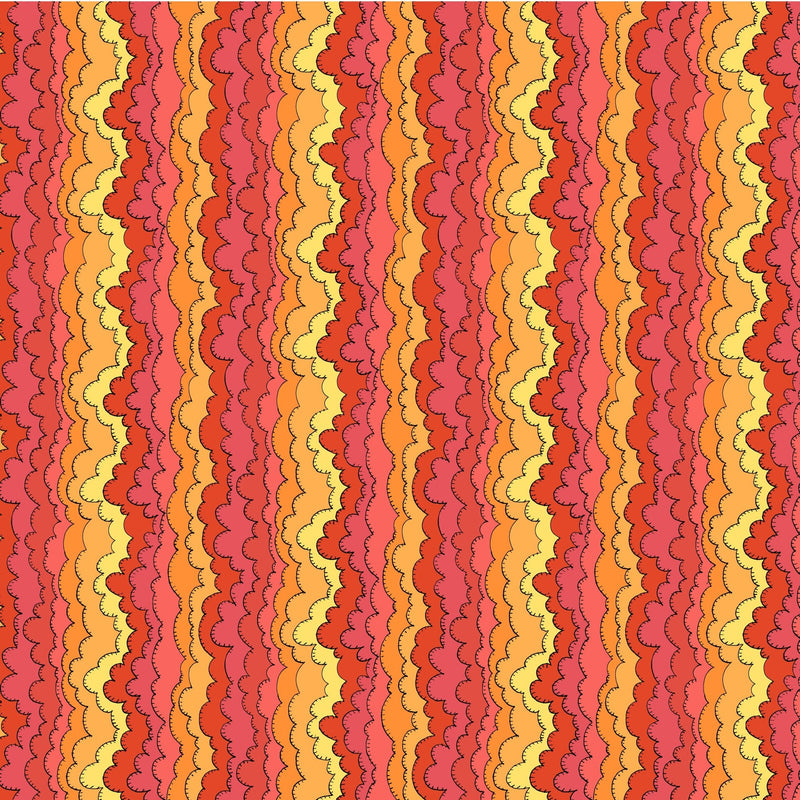 PRE - Order Sally Kelly - Sunshine - Aurora 54977D - 7 Sunset - Half Yard - April 2026 - Modern Fabric Shoppe