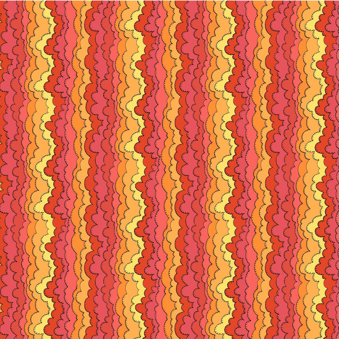 PRE - Order Sally Kelly - Sunshine - Aurora 54977D - 7 Sunset - Half Yard - April 2026 - Modern Fabric Shoppe