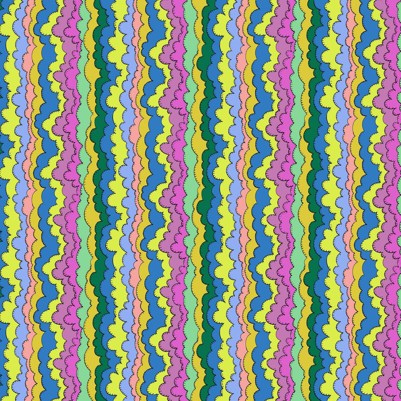 PRE - Order Sally Kelly - Sunshine - Aurora 54977D - X Multi - Half Yard - April 2026 - Modern Fabric Shoppe