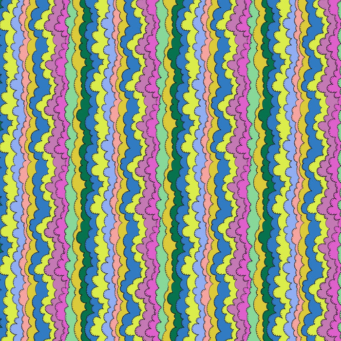 PRE - Order Sally Kelly - Sunshine - Aurora 54977D - X Multi - Half Yard - April 2026 - Modern Fabric Shoppe