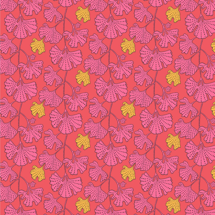 PRE - Order Sally Kelly - Sunshine - Ginkgo 54978D - 9 Guave Half Yard - April 2026 - Modern Fabric Shoppe