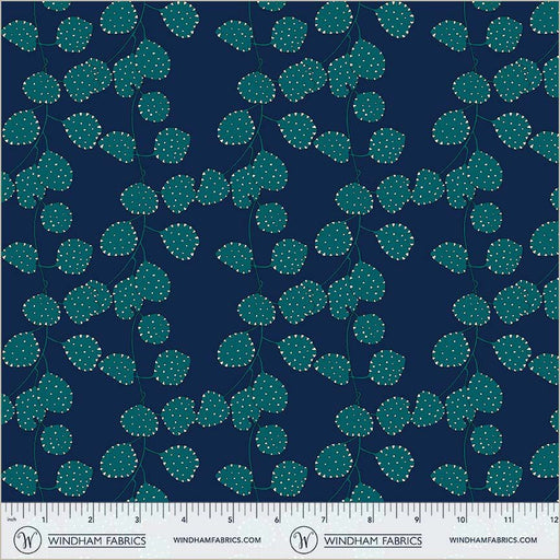 PRE - Order Sally Kelly - Sunshine - Honesty 54979D - 1 Indigo Half Yard - April 2026 - Modern Fabric Shoppe