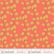 PRE - Order Sally Kelly - Sunshine - Honesty 54979D - 12 Coral Half Yard - April 2026 - Modern Fabric Shoppe