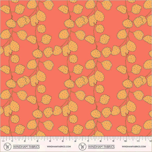 PRE - Order Sally Kelly - Sunshine - Honesty 54979D - 12 Coral Half Yard - April 2026 - Modern Fabric Shoppe