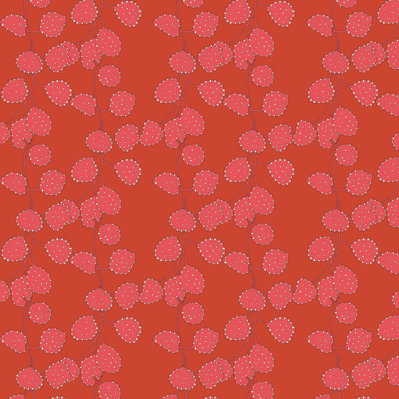 PRE - Order Sally Kelly - Sunshine - Honesty 54979D - 4 Crimson Half Yard - April 2026 - Modern Fabric Shoppe