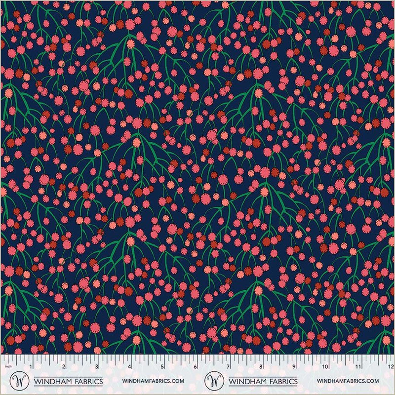 PRE - Order Sally Kelly - Sunshine - Huckleberry 54980D - 1 Indigo Half Yard - April 2026 - Modern Fabric Shoppe