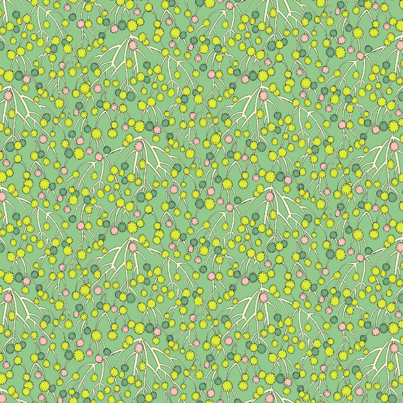 PRE - Order Sally Kelly - Sunshine - Huckleberry 54980D - 13 Mint Half Yard - April 2026 - Modern Fabric Shoppe