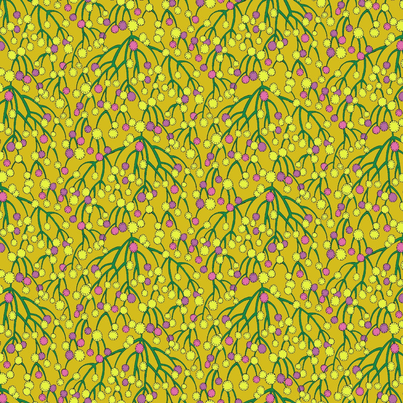 PRE - Order Sally Kelly - Sunshine - Huckleberry 54980D - 14 Chartreuse Half Yard - April 2026 - Modern Fabric Shoppe