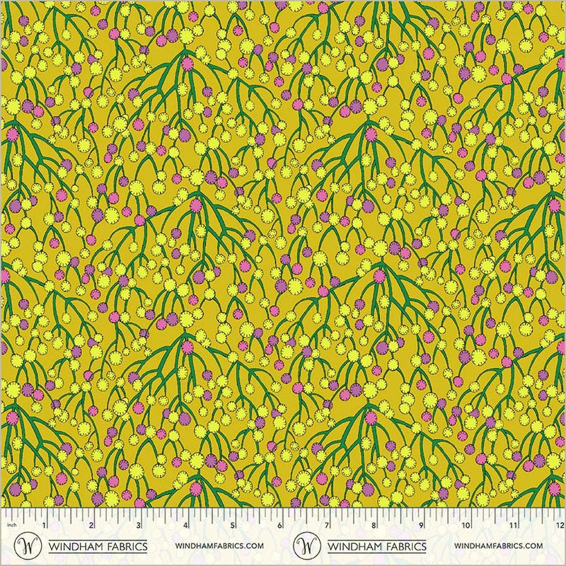 PRE - Order Sally Kelly - Sunshine - Huckleberry 54980D - 14 Chartreuse Half Yard - April 2026 - Modern Fabric Shoppe