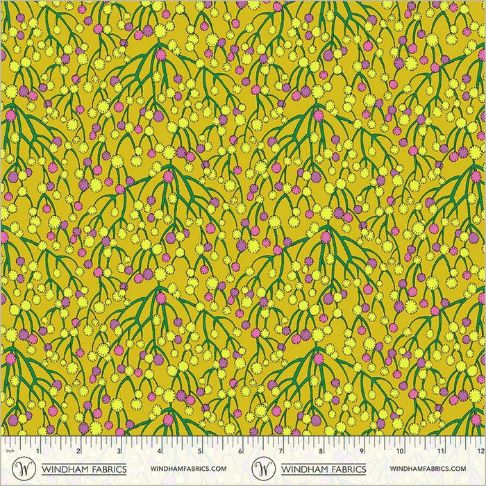 PRE - Order Sally Kelly - Sunshine - Huckleberry 54980D - 14 Chartreuse Half Yard - April 2026 - Modern Fabric Shoppe
