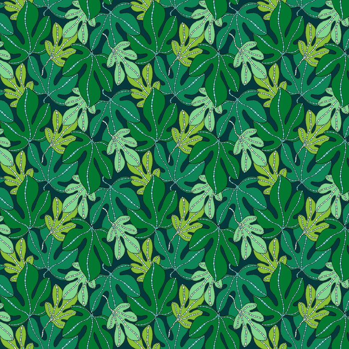 PRE - Order Sally Kelly - Sunshine - Monstera 54976D - 6 Forest - Half Yard - April 2026 - Modern Fabric Shoppe