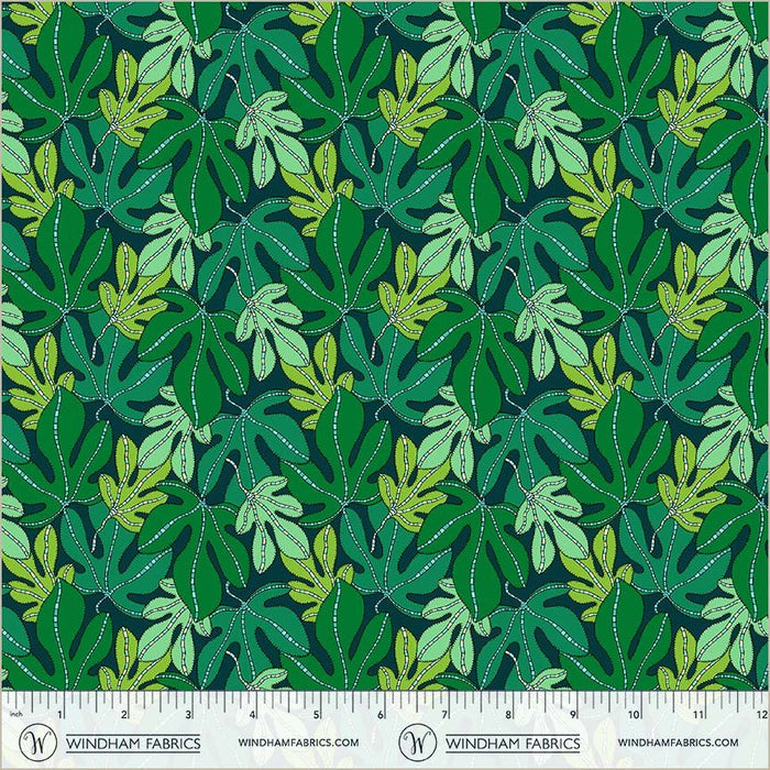 PRE - Order Sally Kelly - Sunshine - Monstera 54976D - 6 Forest - Half Yard - April 2026 - Modern Fabric Shoppe