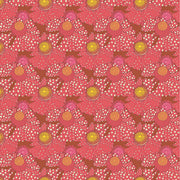PRE - Order Sally Kelly - Sunshine - Polka Flower 54975D - 4 Crimson - Half Yard - April 2026 - Modern Fabric Shoppe