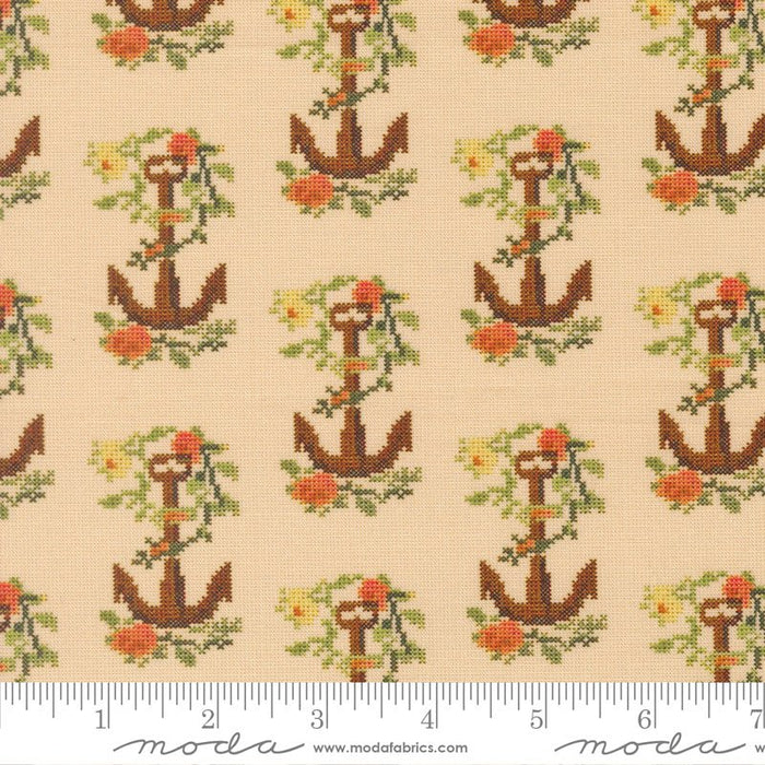 PRE - ORDER Saltwater by Cathy Holden - Natural 39574 11 - Half Yard - March 2026 - Modern Fabric Shoppe