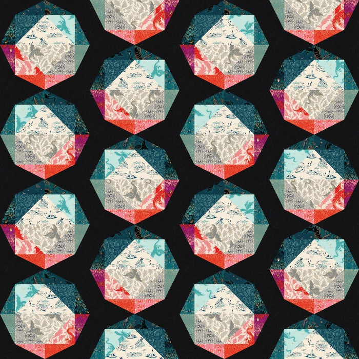 PRE - ORDER Sarah Watts - Crystal Creek Quilt Kit featuring Fire Glow - April 2026 - Modern Fabric Shoppe