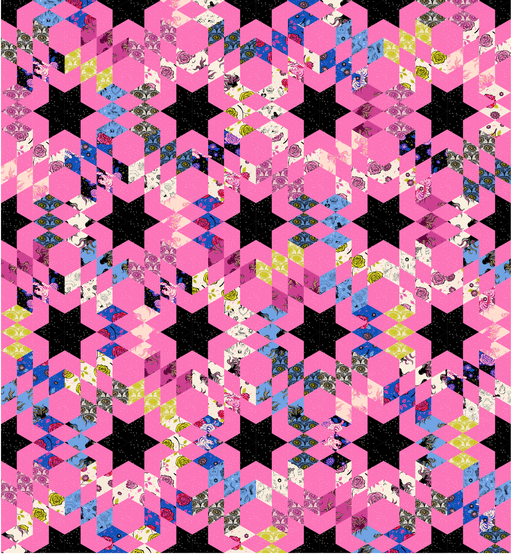 PRE - ORDER Sarah Watts - Heirloom Stars Quilt Kit featuring Ink Shop - October 2026 - Modern Fabric Shoppe
