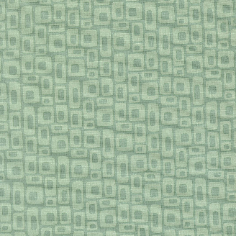 PRE - Order Scenery by Elizabeth Hartman - Marshmallow Dusty Jade 51273 18 - Half Yard - May 2026 - Modern Fabric Shoppe