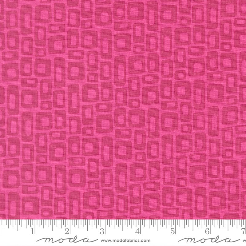 PRE - Order Scenery by Elizabeth Hartman - Marshmallow Fuchsia 51273 20 - Half Yard - May 2026 - Modern Fabric Shoppe