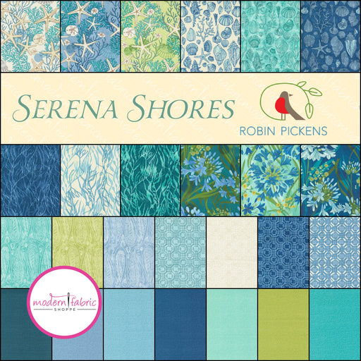 PRE-ORDER- Serena Shores by Robin Pickens- Fat Quarter Bundle- November 2024 - Modern Fabric Shoppe