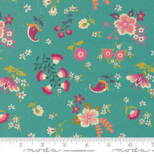 PRE - Order Sitara by Crystal Manning - Davina Blue Chili 11982 16 - Half Yard - September 2026 - Modern Fabric Shoppe