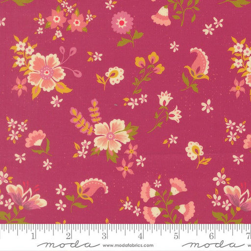 PRE - Order Sitara by Crystal Manning - Davina Pomegranate 11982 24 - Half Yard - September 2026 - Modern Fabric Shoppe