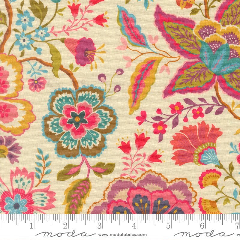 PRE - Order Sitara by Crystal Manning - Jasmine Cream 11980 11 - Half Yard - September 2026 - Modern Fabric Shoppe