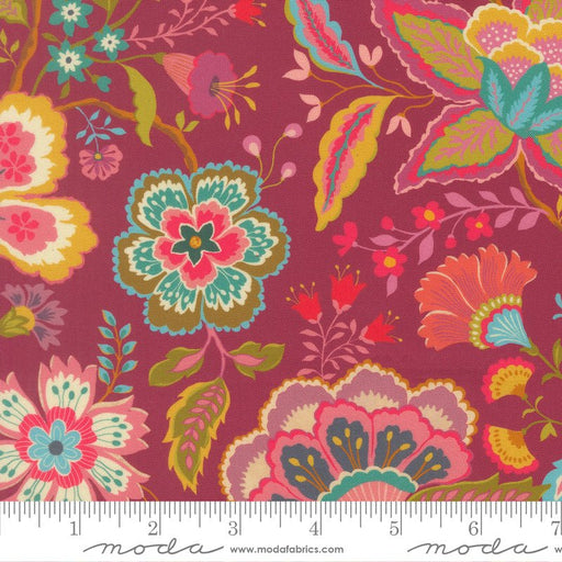 PRE - Order Sitara by Crystal Manning - Jasmine Rose Wine 11980 20 - Half Yard - September 2026 - Modern Fabric Shoppe