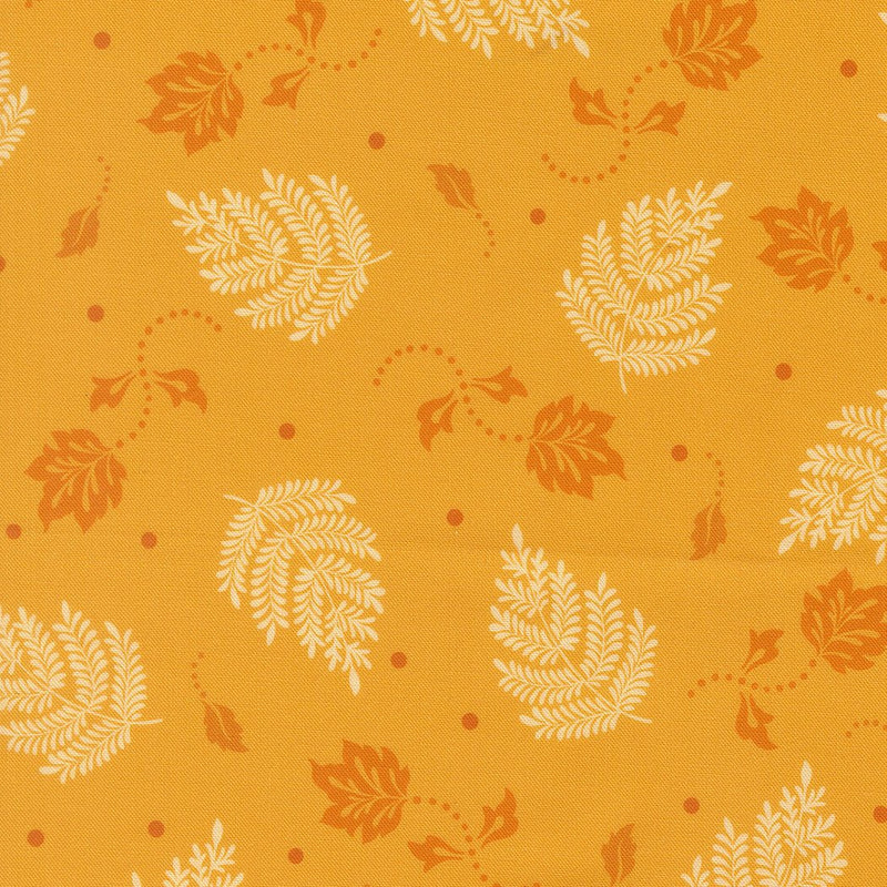 PRE - Order Sitara by Crystal Manning - Paisley Leaf Dijon 11986 19 - Half Yard - September 2026 - Modern Fabric Shoppe