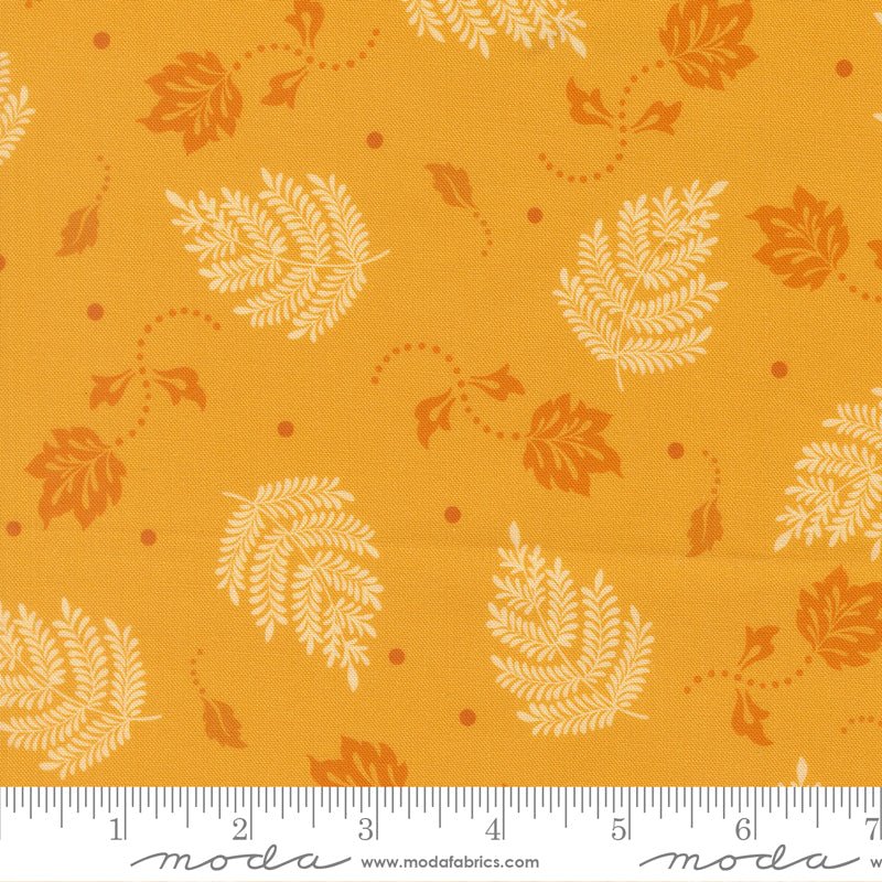 PRE - Order Sitara by Crystal Manning - Paisley Leaf Dijon 11986 19 - Half Yard - September 2026 - Modern Fabric Shoppe