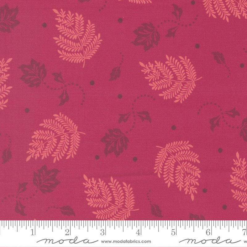 PRE - Order Sitara by Crystal Manning - Paisley Leaf Pomegranate 11986 24 - Half Yard - September 2026 - Modern Fabric Shoppe