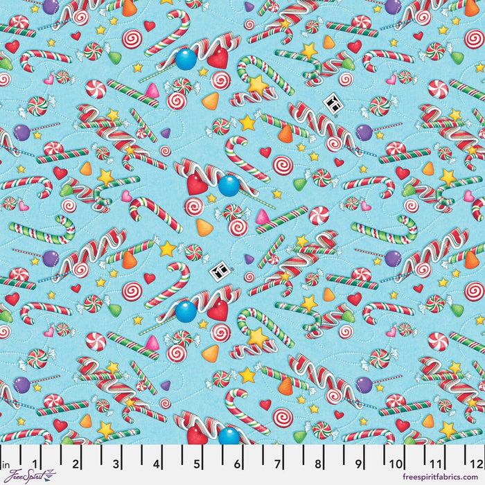 PRE - Order Snow Days by Mary Engelbreit - Candy Dish PWMY039.ICEBLUE - Half Yard June 2026 - Modern Fabric Shoppe