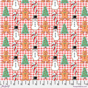 PRE - Order Snow Days by Mary Engelbreit - Cookie Nibbler PWMY036.RED - Half Yard June 2026 - Modern Fabric Shoppe