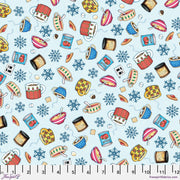 PRE - Order Snow Days by Mary Engelbreit - Cozy Cupboard PWMY033.MULTI - Half Yard June 2026 - Modern Fabric Shoppe