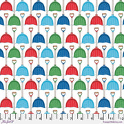 PRE - Order Snow Days by Mary Engelbreit - Snow Shovels PWMY032.WHITE - Half Yard June 2026 - Modern Fabric Shoppe
