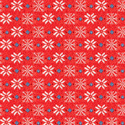 PRE - Order Snow Days by Mary Engelbreit - Winter Sweater PWMY041.RED - Half Yard June 2026 - Modern Fabric Shoppe