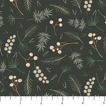 PRE - Order Snowfall by Pippa Shaw - Berries 91032 - 79 Forest - Half Yard - June 2025 - Modern Fabric Shoppe