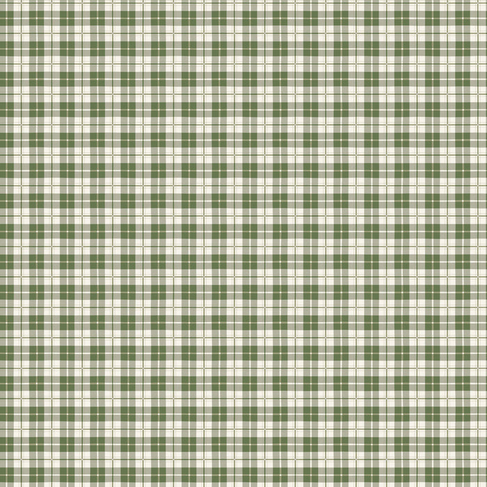 PRE - Order Snowfall by Pippa Shaw - Plaid 91037 - 71 Sage - Half Yard - June 2025 - Modern Fabric Shoppe