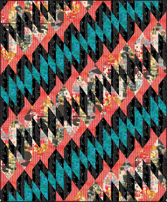 PRE - Order Soundtracks Quilt Kit featuring Punc*t by e bond - May 2026 - Modern Fabric Shoppe