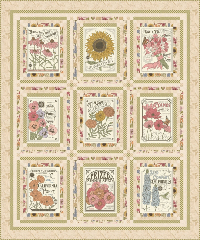 PRE - ORDER Sowing the Seeds of Love Quilt Kit featuring My Secret Garden by Stacy Iest Hsu - July 2026 - Modern Fabric Shoppe