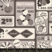 PRE-Order Sparkle Shopper by Melody Miller- Sparker Shopper RS 0125 15- Newsprint- Half Yard- March 2027 - Modern Fabric Shoppe