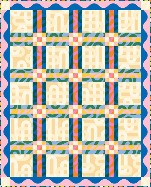 PRE - Order Square Dance Quilt Kit featuring Groove by Emily Van Hoff - May 2025 - Modern Fabric Shoppe