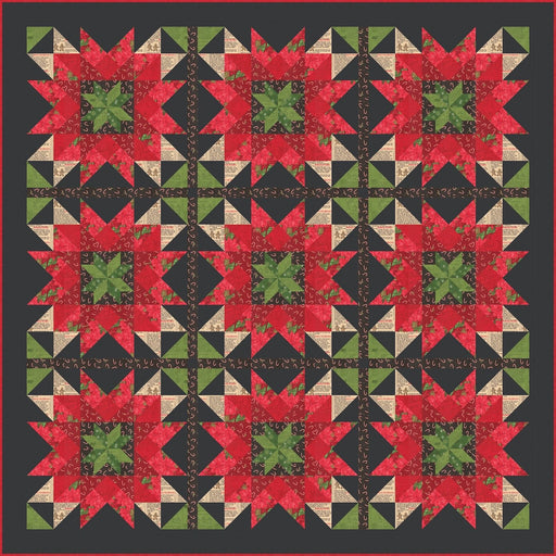 PRE - ORDER Stacy Iest Hsu - Holiday Flora Quilt Kit - featuring Holiday Cheer - May 2026 - Modern Fabric Shoppe