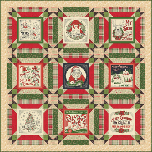 PRE - ORDER Stacy Iest Hsu - Peace and Joy Quilt Kit - featuring Holiday Cheer - May 2026 - Modern Fabric Shoppe