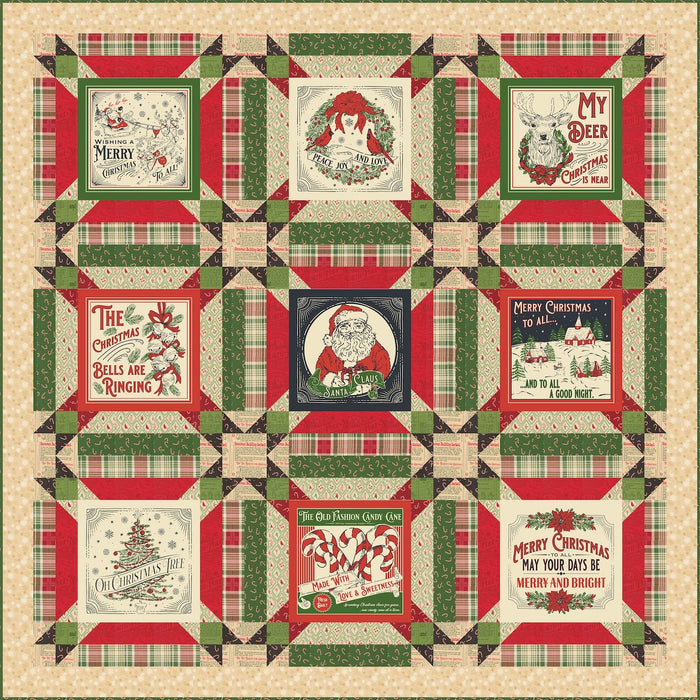PRE - ORDER Stacy Iest Hsu - Peace and Joy Quilt Kit - featuring Holiday Cheer - May 2026 - Modern Fabric Shoppe